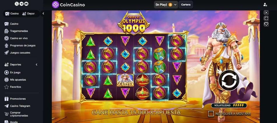 Gates of Olympus 1000 - CoinCasino